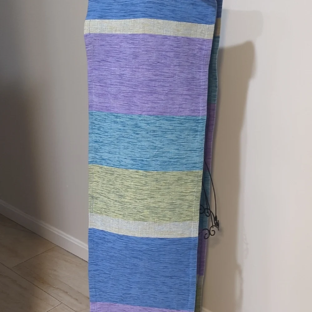 Crate&Barrel Blue and Green Runner